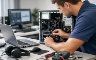 O que é manutenção e suporte técnico de computadores