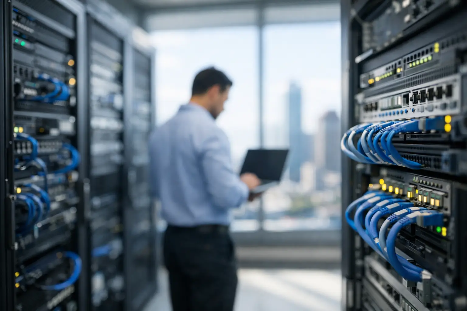 Soluções de infraestrutura para empresas