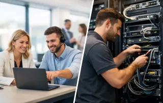 Suporte técnico e manutenção empresarial